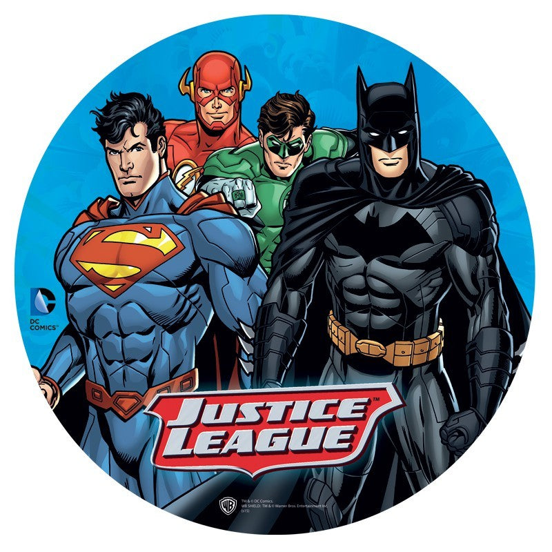 Disque gateau Batman vs Superman Justice League - Univers Cake