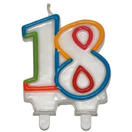 Bougies pour 18e anniversaire, bougie numéro 18, bougies dorées, bougie  d'anniversaire pour gâteau avec Couronne, bougie d'anniversaire de  mariage,décorations de gâteau fête d'anniversaire,célébration : :  Cuisine et Maison