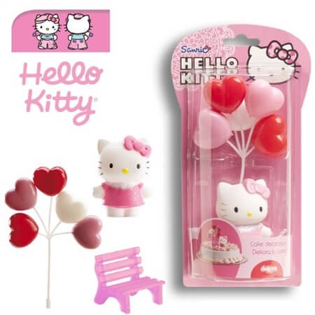 Ballon plastique décoré Hello Kitty